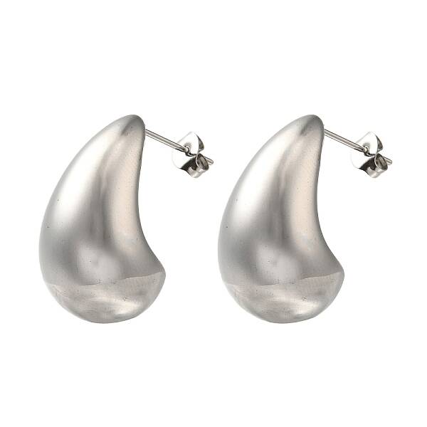 304 Stainless Steel Teardrop Stud Earrings for Wome