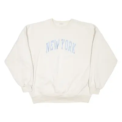 JOHN GALT New York Mens Sweatshirt Cream USA XL