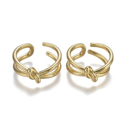 Adjustable Brass Cuff Rings