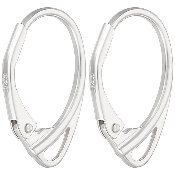 1 Pair 925 Sterling Silver Leverback Earring Findings