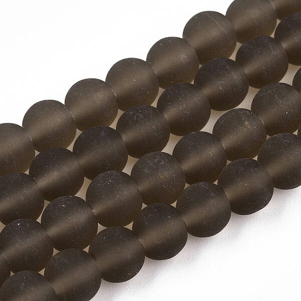 Transparent Glass Beads Strands