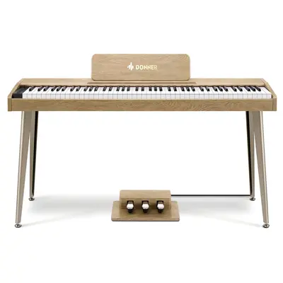 Donner DDP-60 Semi-Weighted Digital Piano - Natural / Piano