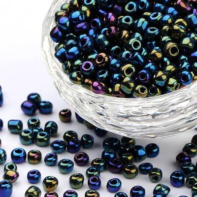 (Repacking Service Available) 6/0 Glass Seed Beads