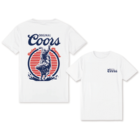 Original Coors Rodeo Legend Double Sided Beer Logo T Shirt, For Men, For Women