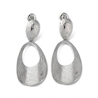 Non-Tarnish 304 Stainless Steel Dangle Stud Earrings