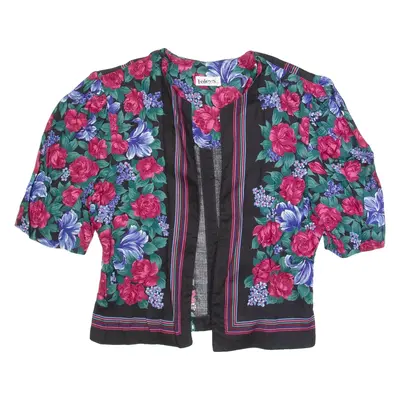 FOLEYS Womens Printed Top Black Floral S