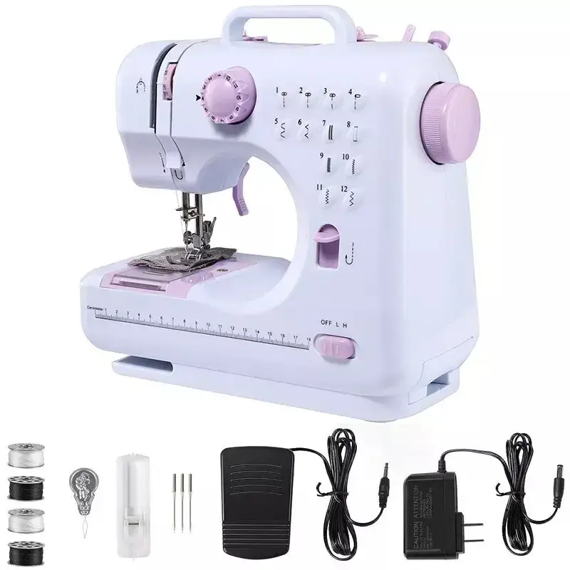 Dorm Electric Sewing Machine Portable Electric Sewing Machine Multifunctional Home Sewing Machine Repair Machine Adjustable S...