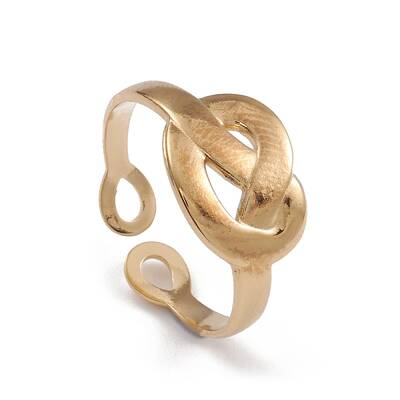 Ion Plating(IP) 304 Stainless Steel Cuff Rings