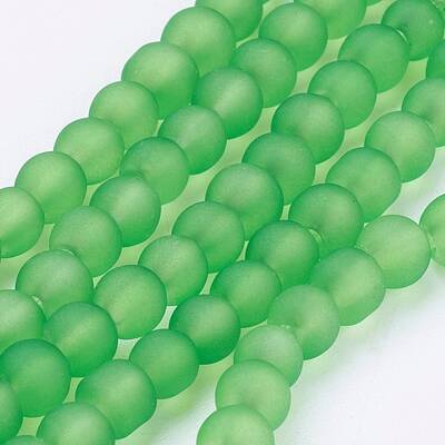 Transparent Glass Bead Strands
