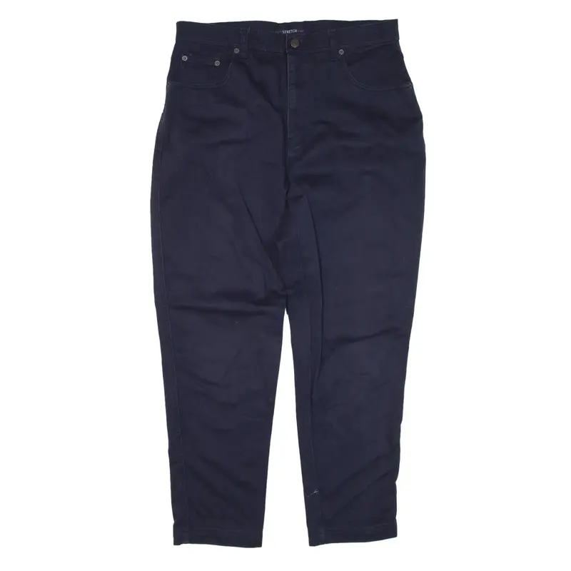 BILIBLASS Denim Trousers Blue Regular Tapered Womens W34 L27