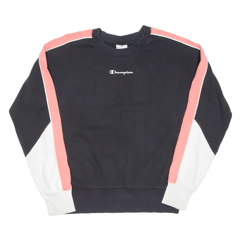 CHAMPION Womens Sweatshirt Black M