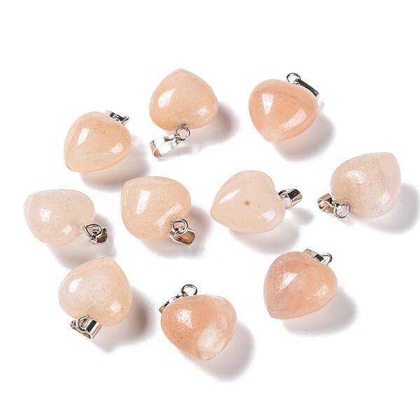 Natural Red Aventurine Pendants