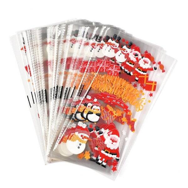 Christmas Theme OPP Plastic Storage Bags