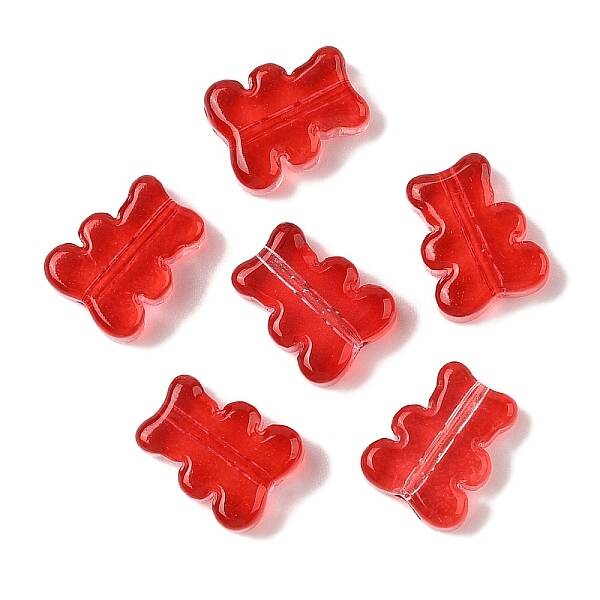 Transparent Spray Paint Glass Beads