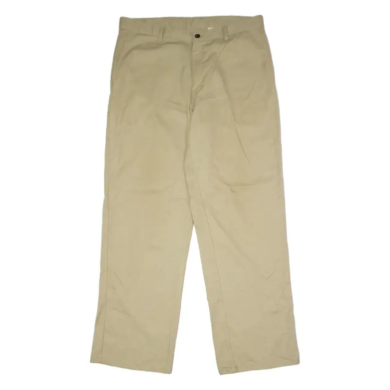 DICKIES Workwear Mens Trousers Beige Regular Straight W36 L32