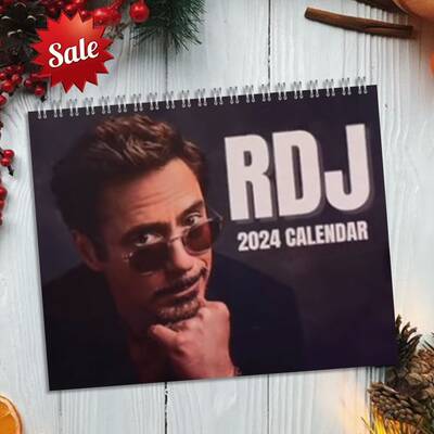 2024 Robert Downey Jr Wall Calendar, Robert Downey Jr 2024 Celebrity