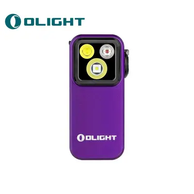 OLIGHT Oclip Clip on Flashlight with Floodlight Spotlight and Red Light