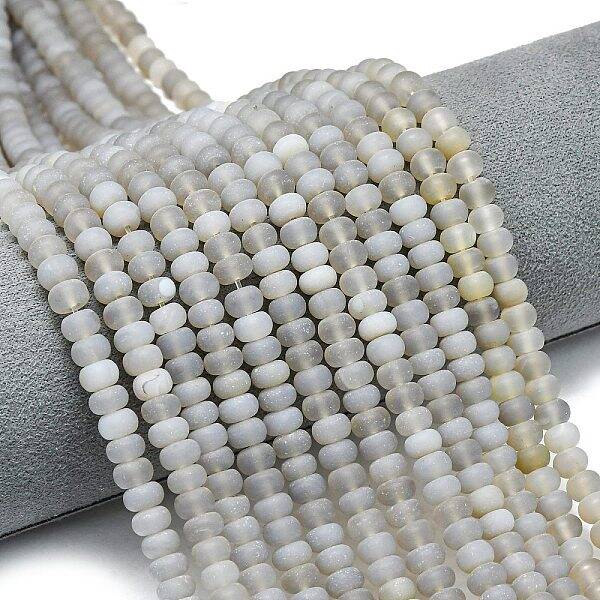 Natural Gery Aagate Beads Strands