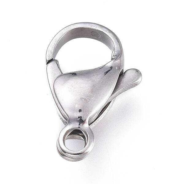 Tarnish Resistant 316 Surgical Stainless Steel Lobster Claw Clasps