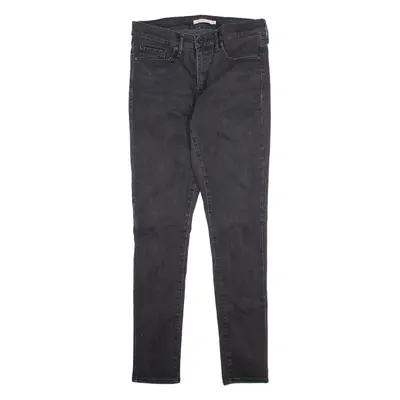 LEVI'S Womens Jeans Black Slim Skinny W30 L28