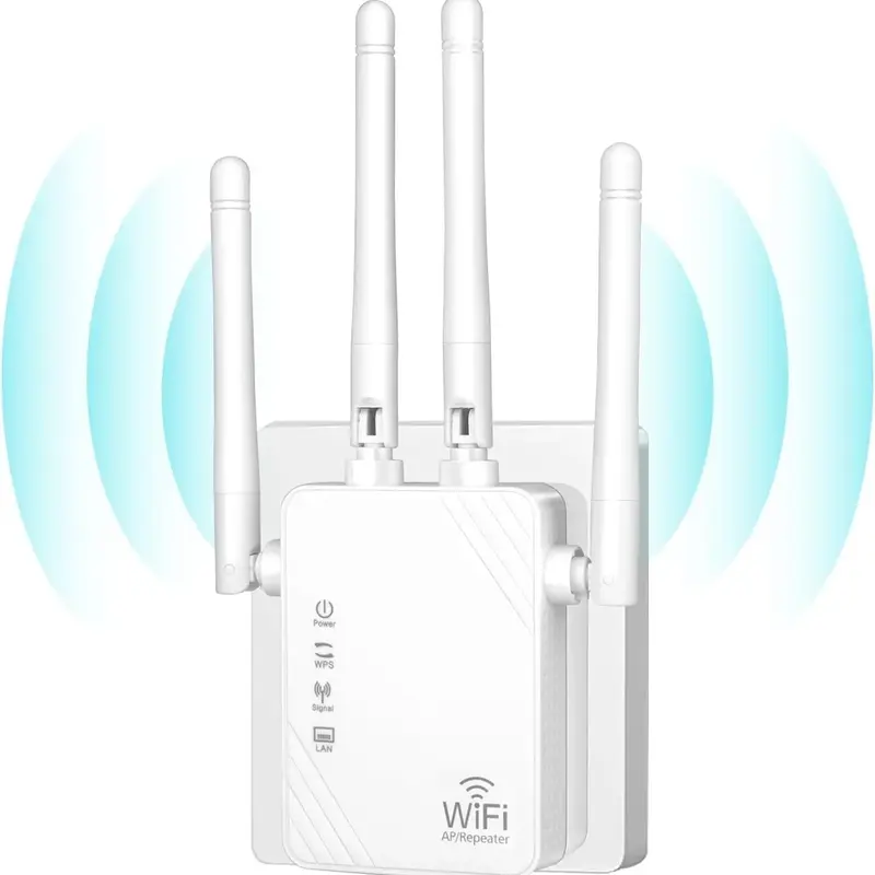 Wireless Network Signal Enhancer, WiFi Extender Signal Booster, Home Router Repeater,  Long Range Amplifier with Ethernet Po...