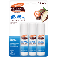 Palmer's Cocoa Butter Formula Swivel Stick Lip Balm and Body Moisturizer 3-Pack