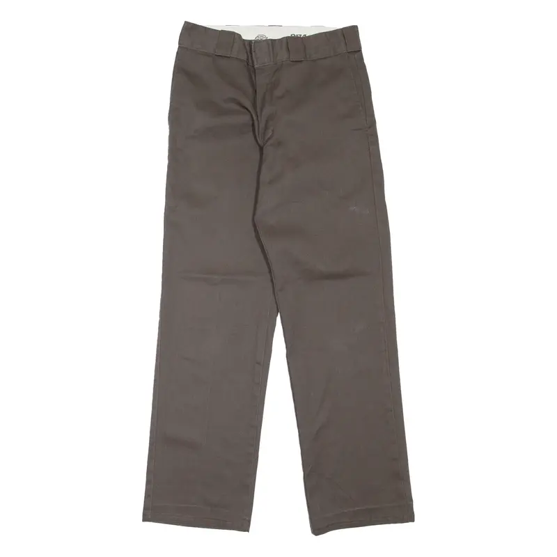 DICKIES 874 Workwear Mens Trousers Grey Regular Straight W29 L32
