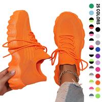 2025 Women's Newly Upgraded Eva Materials Casual Trainer, Super Light and Breathable Slip on Lace-up Low Top Sports Running S...