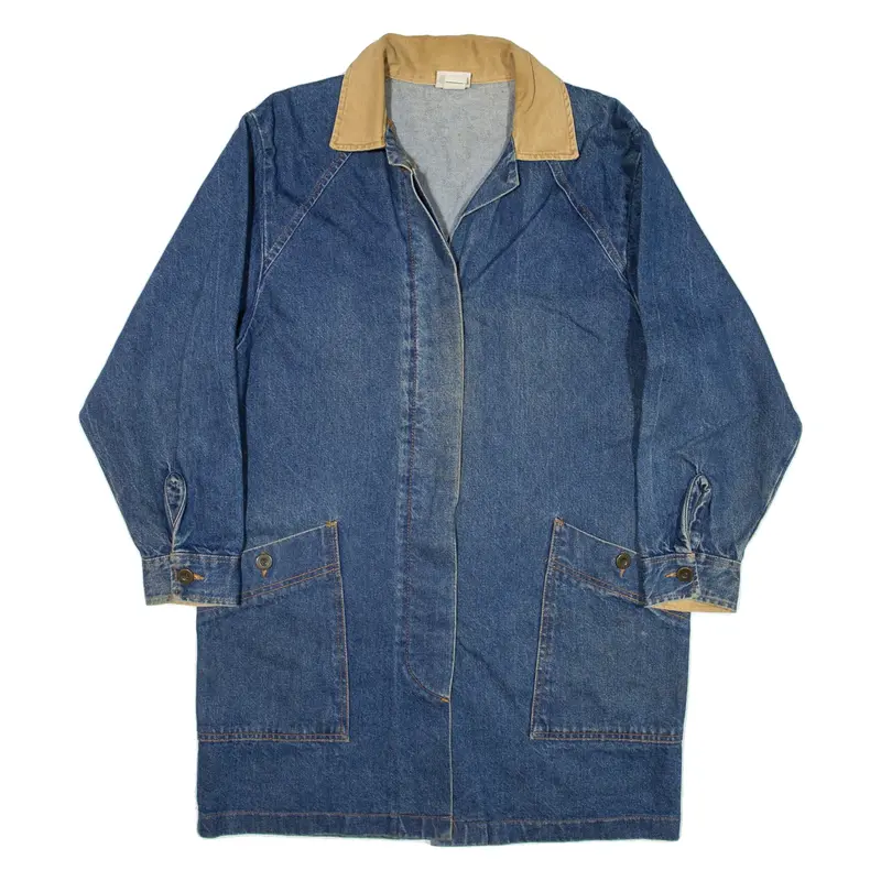 STUFFED SHIRT Denim Coat Blue Womens S