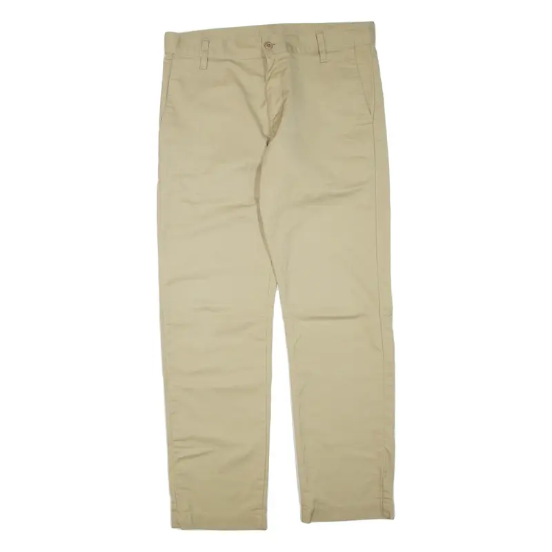 CARHARTT Station Pant Mens Trousers Beige Regular Straight W36 L32