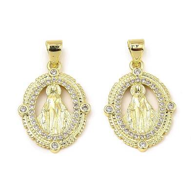 Brass with Cubic Zirconia Pendants