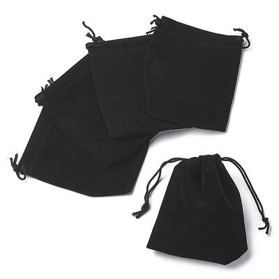 Rectangle Velvet Drawstring Pouches