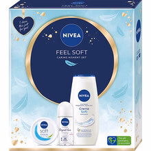 Nivea Feel Soft Set 3 products