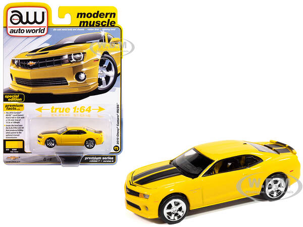 2010 Chevrolet Camaro RS/SS Rally Yellow with Black Stripes \