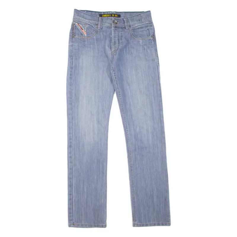 BUCK ROGER Mens Jeans Blue Slim Straight W30 L33