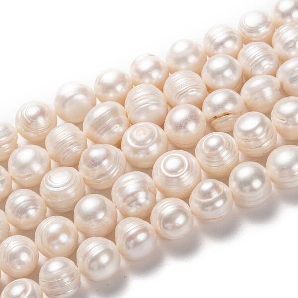 Natural Cultured Freshwater Pearl Beads Strands
