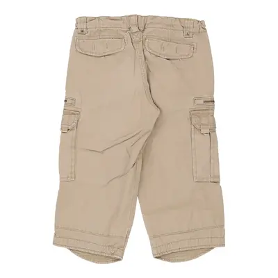 Sisley Cargo Shorts - 27W UK 6 Beige Cotton