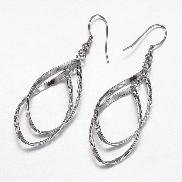 Tarnish Resistant 304 Stainless Steel Dangle Earrings