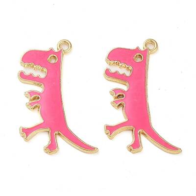 Rack Plating Alloy Enamel Pendants