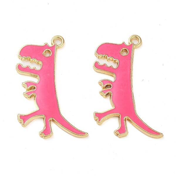 Rack Plating Alloy Enamel Pendants