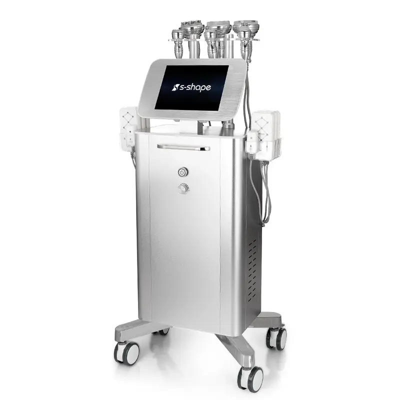 Silver 30K Cavitation Vaccum 12 Polar RF 160MW Lipo Laser Body Slimming Machine