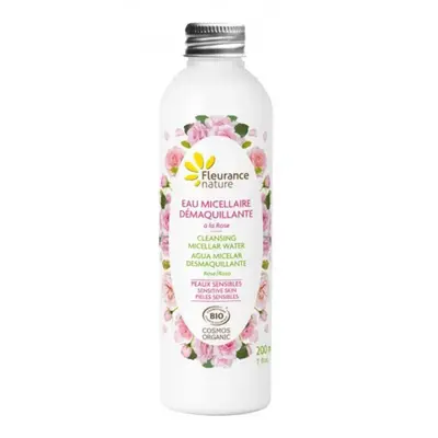 Fleurance Nature MICELLAR WATER stain remover with ORGANIC ROSE Sensitive skin 200ml