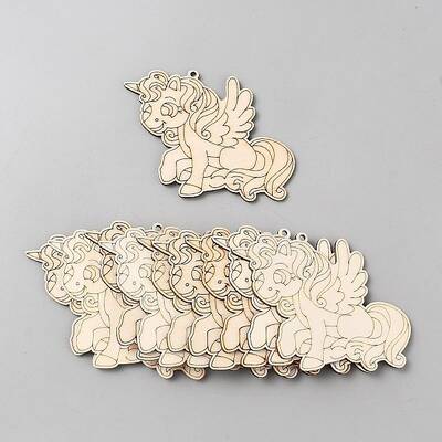 Unicorn Unfinished Wood Pieces