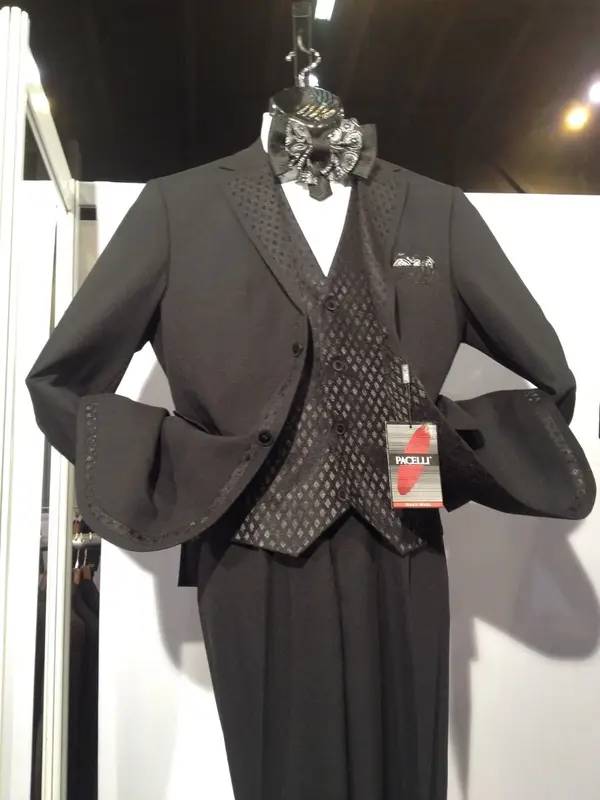 Zacchi Men's 3-Piece Solid Color Fashion Suit