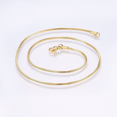 304 Stainless Steel Snake Chain Necklaces