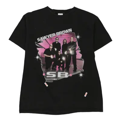 Sawyer Brown Tultex T-Shirt - Large Black Cotton