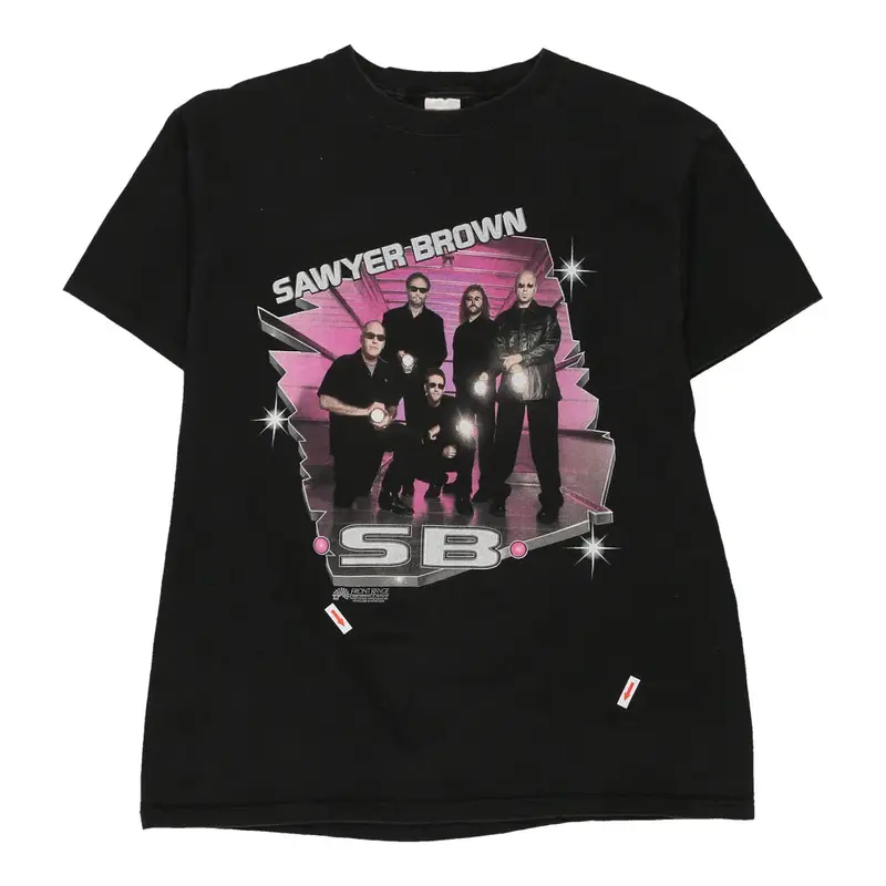 Sawyer Brown Tultex T-Shirt - Large Black Cotton