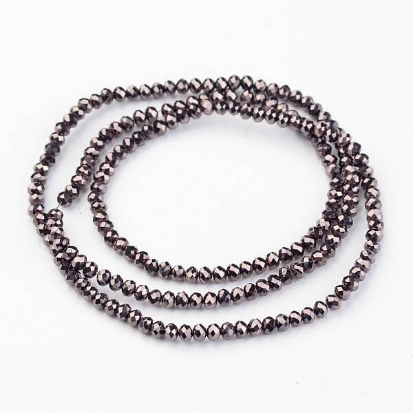 Electroplate Glass Bead Strands