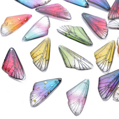 Transparent Resin Pendants