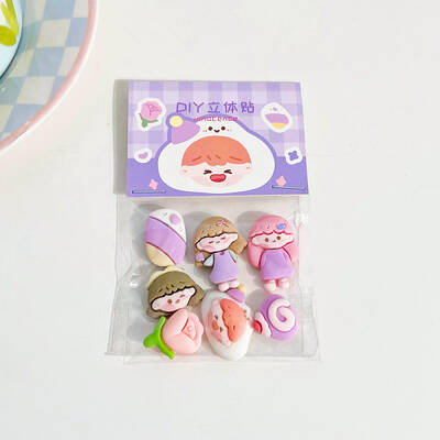 Self-Adhesive Opaque Resin Cabochons Set